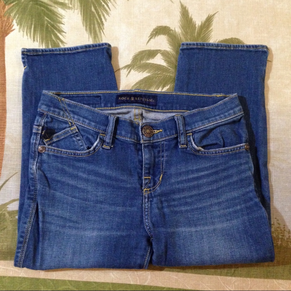 Rock & Republic Capri Roskilde Jeans Size 4 - Picture 3 of 7